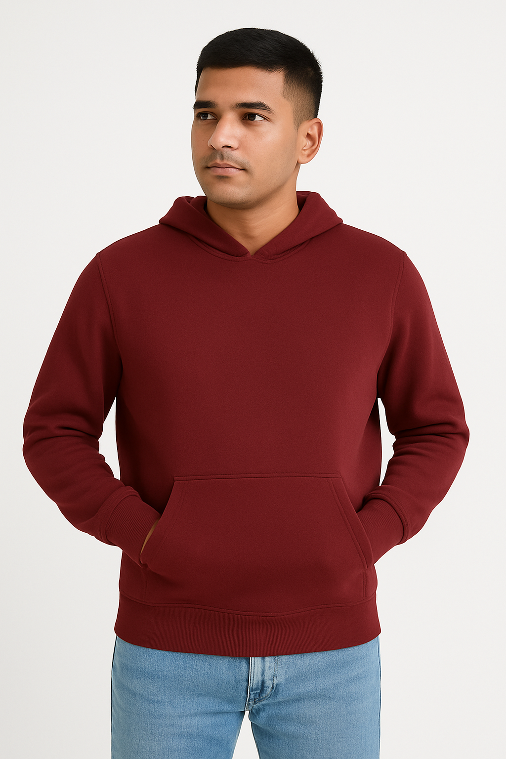 Maroon Hoodie – 270 GSM