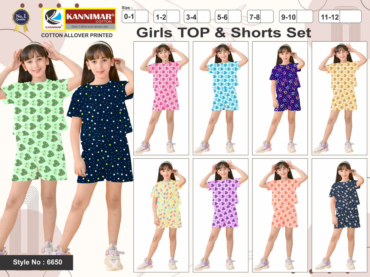 Girls Sleepwear Set – Soft & Comfy Nightwear