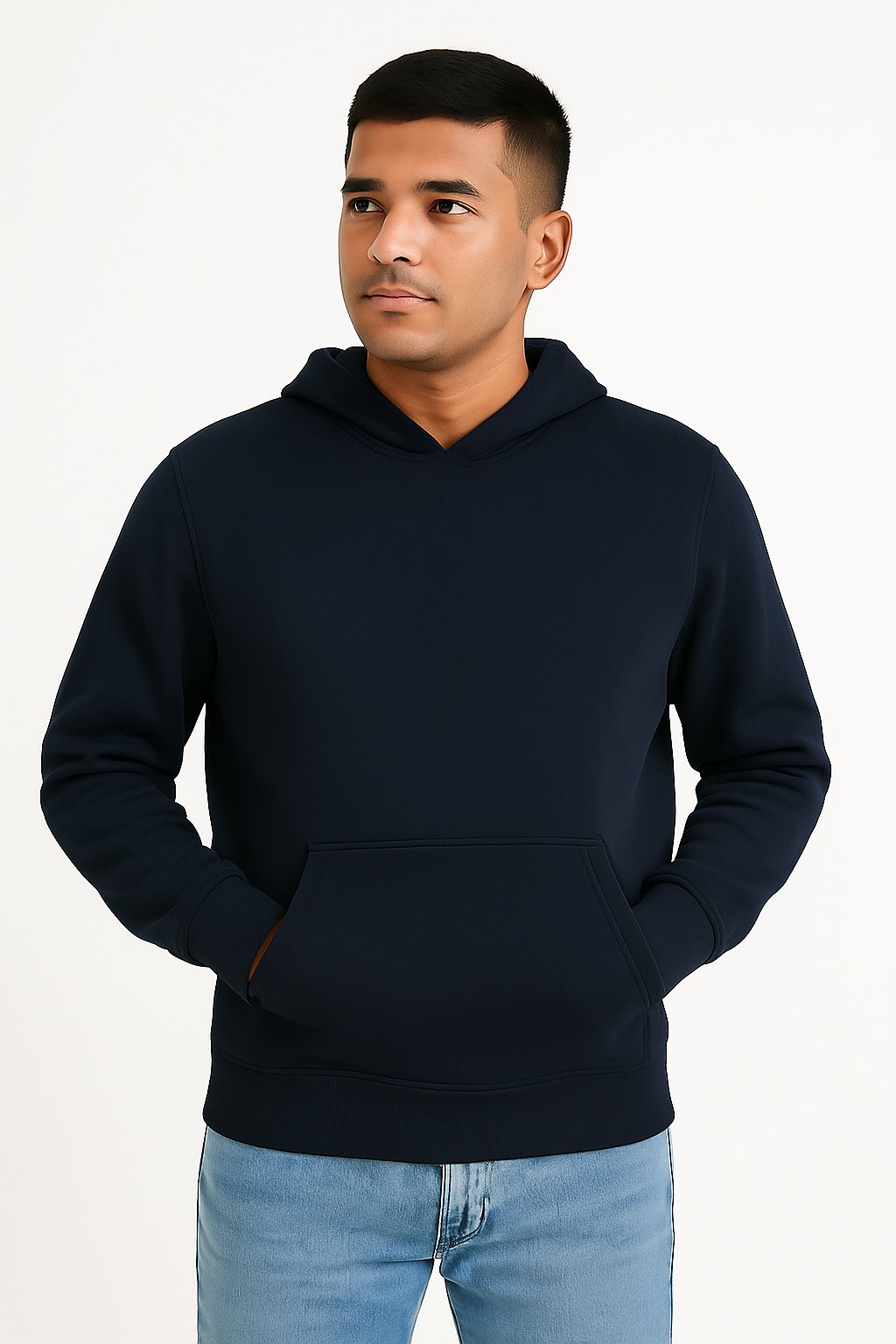 Black Hoodie – Back Print | 270 GSM