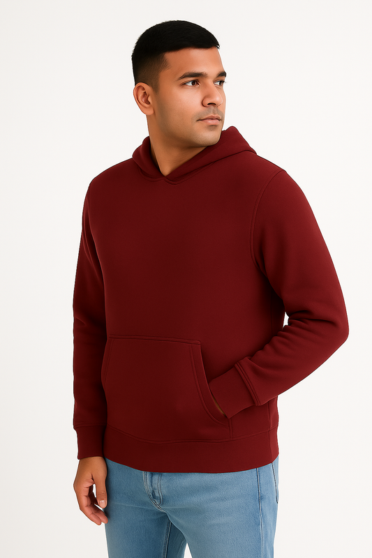 Maroon Hoodie – 270 GSM