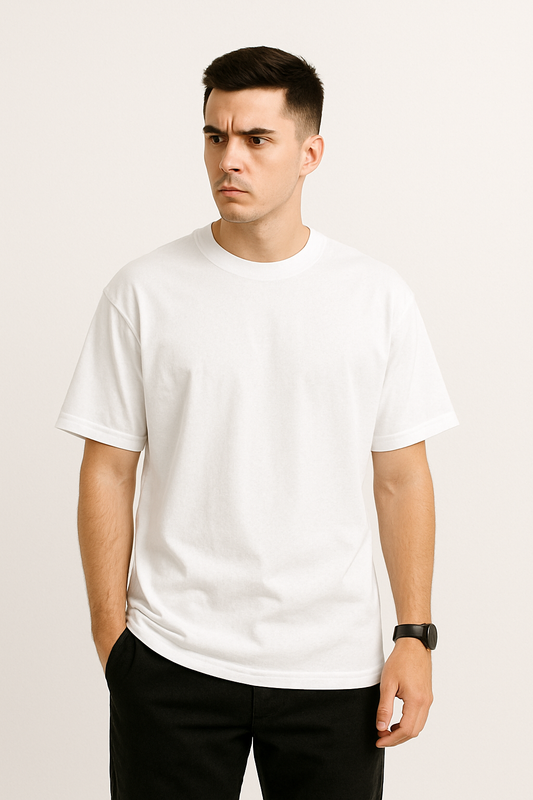 White Oversized T-shirt – 270 GSM